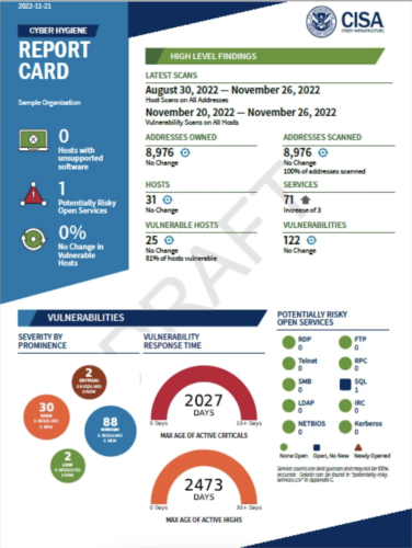 CISA Cyber Hygiene Infographic