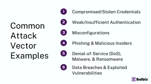 Common Attack Vector Examples