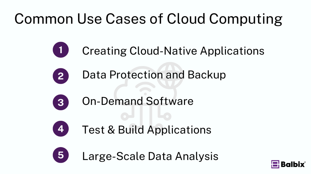 Common Use Cases of Cloud Computing