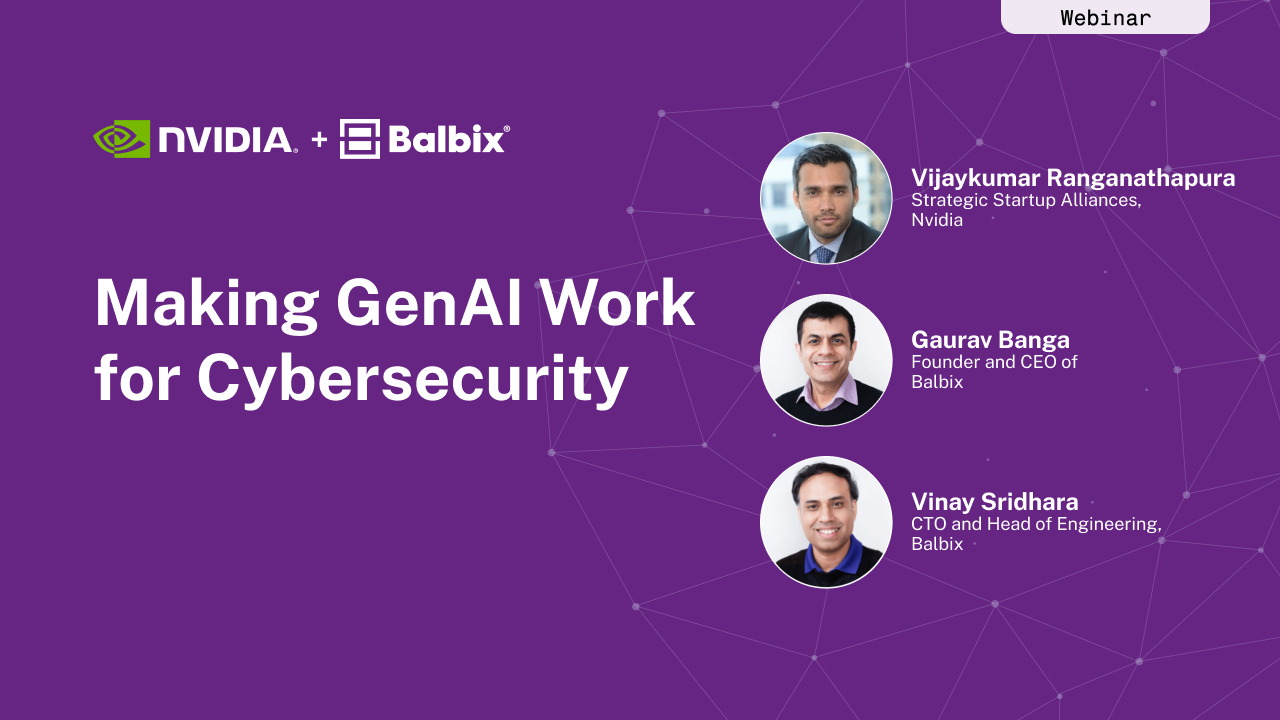 Making GenAI Work for Cybersecurity