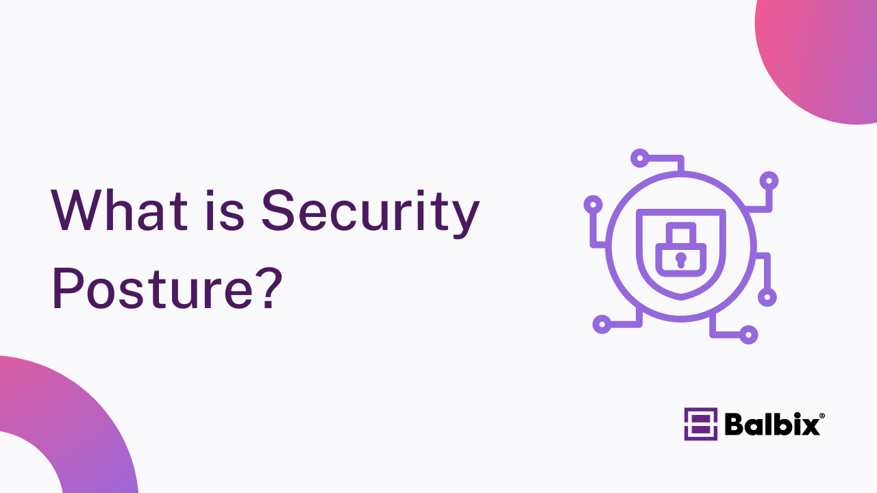 What is Security Posture