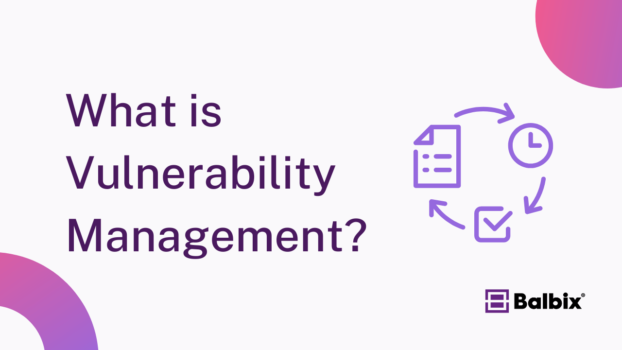 What is Vulnerability Management