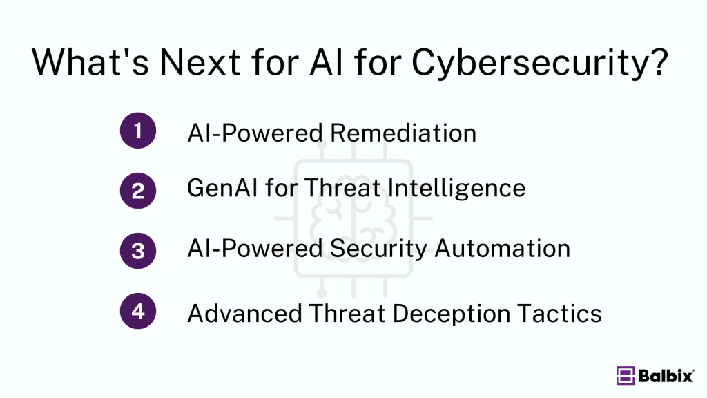 What's Next for AI for Cybersecurity